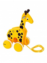 Каталка-жираф, на верёвочке (Brio, 30200) - миниатюра